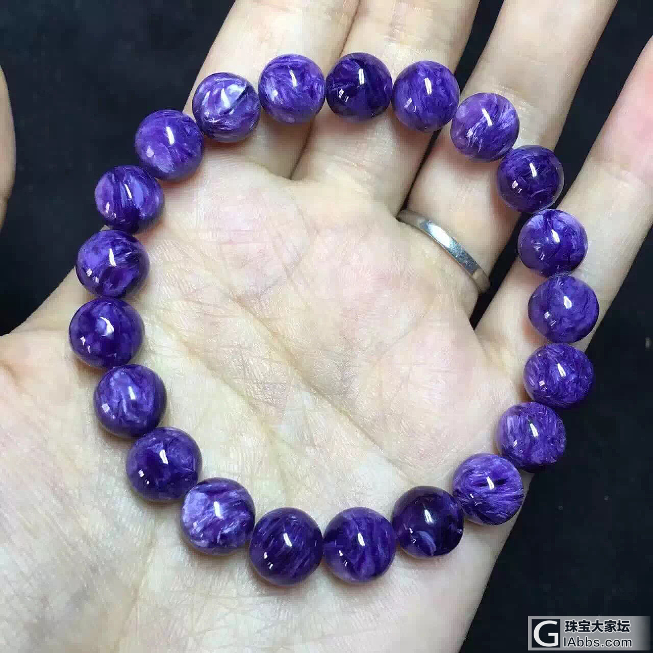 紫龙晶手串